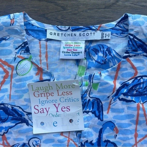 GIRLS GRETCHEN SCOTT Lamingle Tunic. 10/12. Swim coverup. NWT! - Picture 3 of 5